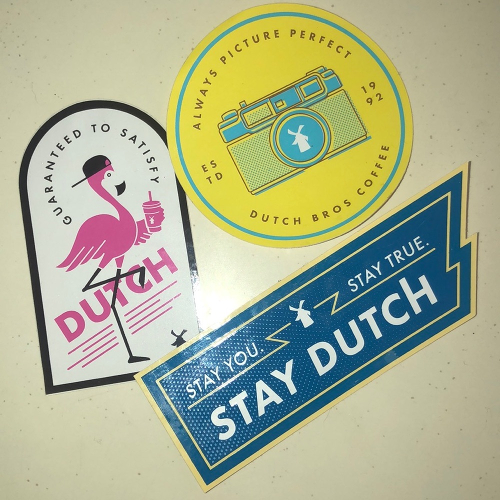 3 Dutch stickers